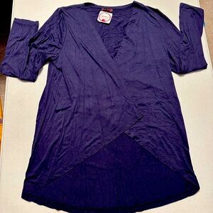 New never worn, with tags. Blue cardigan